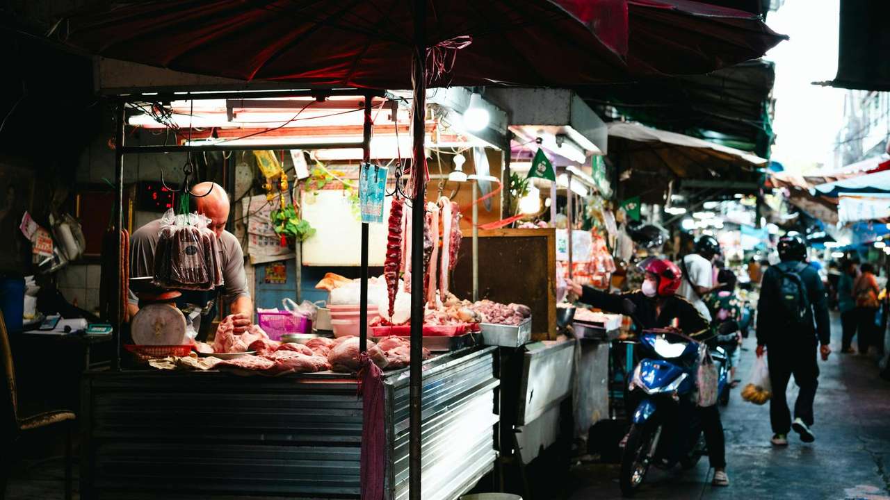 Bustling Traditional Markets