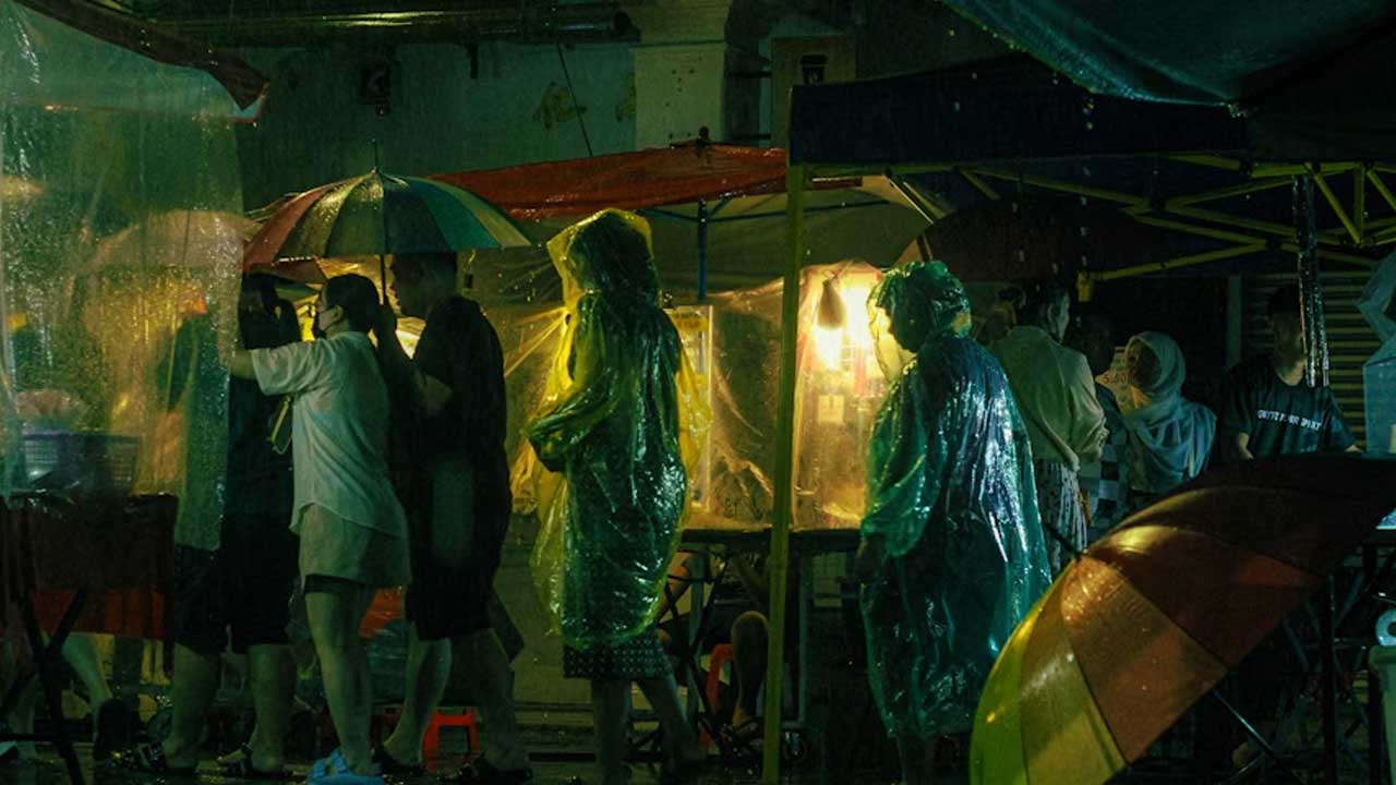 Rainy Food Walk