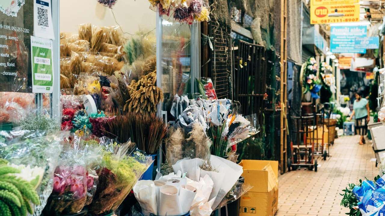 Flower Markets in Bangkok